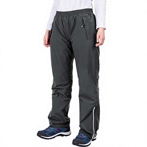 Pantalones de Esquí Impermeables para Mujer, Cintura Elástica, Color Gris Oscuro, Poliéster, Pantalones para Nieve al Aire Libre - Product Image 1