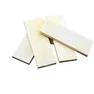 Escamas Rectangulares Talladas a Mano de Hueso de Camello Pulido Natural, Ecológicas y de Alta Calidad para Mangos de Cuchillos - Product Image 1