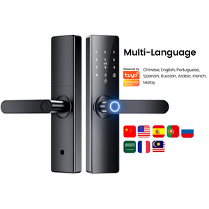 Wifi Tuya Digital Biometric Fingerprint Interior Room <b>Smart</b> Door <b>Lock</b> T21 TUYA <b>Smart</b> Door <b>Lock</b> - Product Image 1