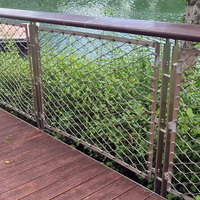 Maille de corde en acier inoxydable de sécurité haute résistance en gros pour balustrade et clôtures avec un matériau 316 durable et durable