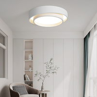 Plafonnier moderne minimaliste en acrylique avec source de lumière LED pour chambre à coucher, salon et couloir