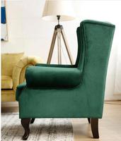 Chaise de canapé simple minimaliste italienne légère, chaise de loisirs de luxe à dossier haut et design tigre de style américain pour chambre à coucher ou hôtel