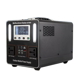 Générateur solaire 960Wh 800W, station d'alimentation portable avec prise AC 220V pour le camping en plein air, les voyages en camping-car, la sauvegarde d'urgence à domicile - Product Image 1