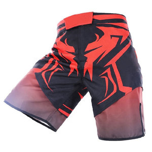 Shorts de MMA con Estampado Digital Personalizado al por Mayor, Unisex, para Artes Marciales, Transpirables, de Spandex/Poliéster, Gran Venta - Product Image 3