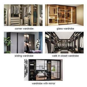 Wooden Home Furniture Cabinet Modern Wooden Walk-in Closet - Product Image 3