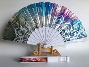 Abanico de Mano de PVC Estilo Chino con Sonido de Aplausos para Decoración del Hogar o Regalos Empresariales, Modelo para Entusiastas de las Manualidades - Product Image 5