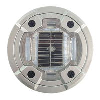 Haute qualité en aluminium 6 LED Cat Eye G105 goujons de route solaires rond 4 voies marqueur de chaussée étanche IP68 produits d'avertissement de trafic