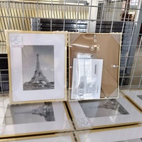 Offre Spéciale Transfrontalière Wideway : Cadre Photo Moderne en Alliage d'Aluminium à Bord Fin A3 Doré A4 Noir, pour Table ou Mur