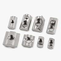 Mur Baut T Stainless Steel Kualitas Ekspor, Mur T Slot Tipe Kotak Persegi, Metrik, Pengunci Otomatis, Pengikat Perangkat Keras