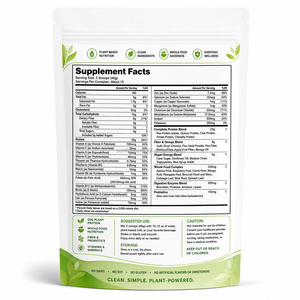 Poudre de protéines végétalienne OEM ODM, shake nutritionnel à base de plantes, aliments entiers, marque privée, vente <span class=keywords><strong>en</strong></span> gros, emballage <span class=keywords><strong>en</strong></span> sachet - Product Image 3