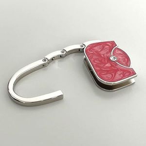 Metal Handicrafts Wholesale Foldable Purse <b>Hook</b> Metal Handbag <b>Table</b> Hanger Custom Branding <b>Bag</b> Holder Edge <b>Hook</b> Promotional Use - Product Image 5