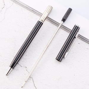 Wholesale Slim Aluminum Tube Twist Metal Ballpoint <b>Pen</b> Simple Metal Clip Smooth Tip Multi-<b>Color</b> Custom Stock for Office Hotel - Product Image 5