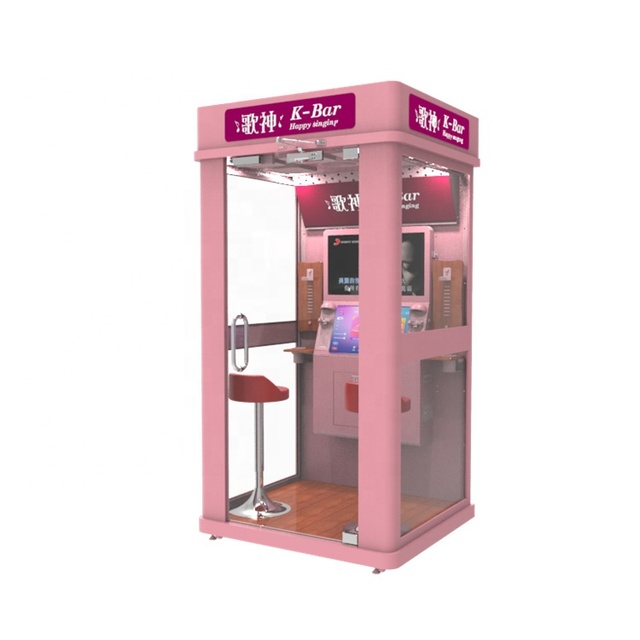 New Arrival Shopping Mall Jukebox Karaoke Machine Coin Operated Ktv Booth