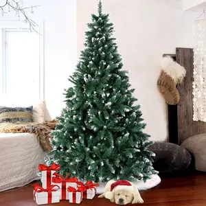 High Quality Snow Decorations Popular Arbol De Navidad Flocking Christmas Tree for Home Domestic Christmas Party Adornments