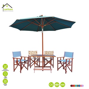 Exquisitos Conjuntos de Mesas de <span class=keywords><strong>Jardín</strong></span> de Madera Dura China para <span class=keywords><strong>Terraza</strong></span>, Té de la Tarde, Comidas Ligeras <span class=keywords><strong>y</strong></span> Reuniones Informales, Venta Directa de Fábrica - Product Image 4