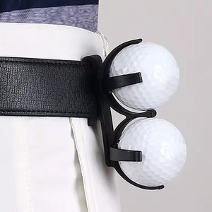PVC Golf topu sahipleri ile klip tutabilir 2 Golf topları taşınabilir Golf aksesuarları kişiselleştirilmiş silikon plastik top tutucu - Product Image 2