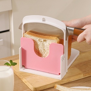 Mini Plastic Small Baking Manual <b>Bread</b> Slicer Splicing Loaf Toast <b>Bread</b> Slicer <b>Cutter</b> Kitchen Item - Product Image 3