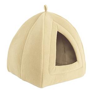 Material personalizado acogedor cálido gato cama casa gato casa lavable mascota suave cueva Perrera Perros cómodo perro nido refugio perrera - Product Image 3