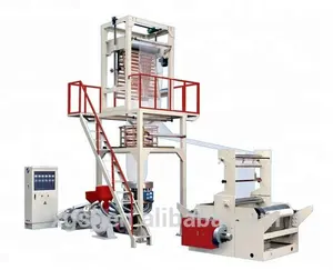 Extruder Plastic Machine Hoge Kwaliteit Geblazen Film Machine Dubbele Lagen Lldpe Stretch Film Extruder Maken Machine