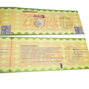 Papel de seguridad personalizado, cupón de regalo, billete de holograma - Product Image 3