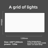 3-PSC Garage Led Detail RGB Wall Wood Led Ceiling Light and Nine-square Grid Panel Light Panel Connector QOXOQ