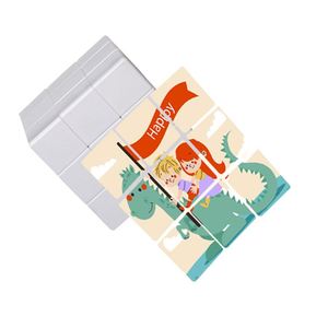 Cubo Mágico Promocional 3x3, Juguetes para Niños, Cubo Mágico Plegable Personalizado con Foto para Empresas - Product Image 1