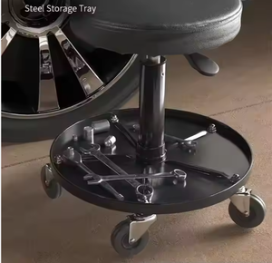 Creeper de réparation de voiture Mobile à hauteur réglable professionnel Rotation à 360 degrés <span class=keywords><strong>Double</strong></span> outil rouleau équipement de réparation de carrosserie sur chenilles - Product Image 5