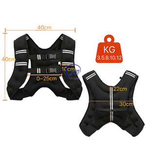 YUEMAI <span class=keywords><strong>Gilet</strong></span> <span class=keywords><strong>lesté</strong></span> réglable pour hommes, idéal pour l'entraînement sportif en extérieur et la course à pied – Vente en gros - Product Image 2