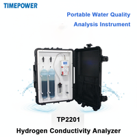 Alat Analisa Konduktivitas Hidrogen Portabel TIMEPOWER, Meter Konduktivitas Kation untuk Boiler Pembangkit Listrik, Uap, dan Air Umpan