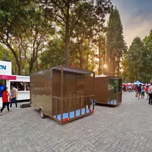 Trailer de comida móvel personalizado mais vendido com equipamentos de cozinha, caminhão de fast food, caminhão de sorvete para venda