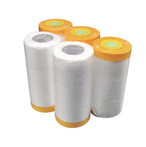 Pellicola Protettiva Trasparente Multiuso per Pittura, Antipolvere, in Plastica, per Copertura e Mascheratura - Product Image 2