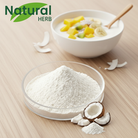 Voedingsmiddelkwaliteit kokosextract wateroplosbaar gevriesdroogd kokospoeder 1kg MOQ bulk levering natuurlijk kokosvrucht extract poeder