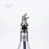 Vertedor de Alcohol Metálico con Logotipo Personalizado, Diseño de Animal, Reutilizable, Dispensador de Vino, Aireador de Vino