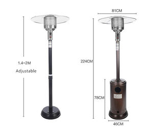 Heying nuevo estilo de alta eficiencia al aire libre patio chimenea calentador de setas para uso al aire libre - Product Image 5