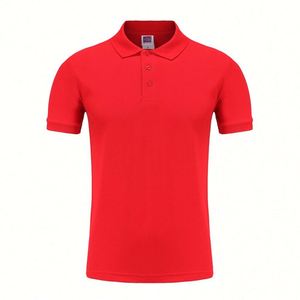 Design Plus Branding US Size Sublimated Cotton and Polyester Uniforme De Empresa <b>Red</b> Polo Shirts - Product Image 2