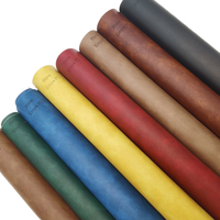 Feuilles de similicuir PU souple coloré, imperméables et résistantes à l'eau, pour reliure de livres, réparation de vêtements, artisanat, couture, noir