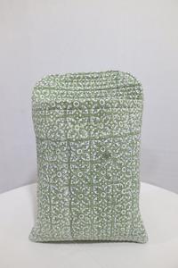 Hand Block Printed <b>Bag</b> With Decorative Handcrafted Patterns Offering Reliable Structure For Regular Travel And <b>Storage</b> Needs - Product Image 2