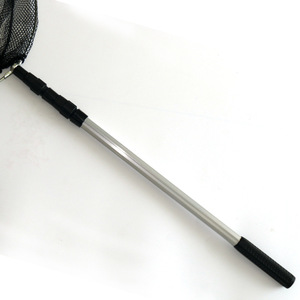 Épuisette en alliage d'aluminium de 1,5 mètre à mailles fines, pliable, pour la pêche - Product Image 4