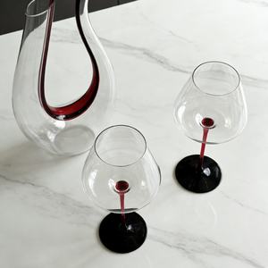 Copa de Cristal Soplado a Mano Sin Plomo, Copas de Vino Blanco de Lujo, Cristalería Vintage, Copa de Champán para Bodas y Fiestas - Product Image 6