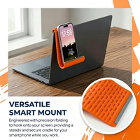 Support de téléphone pliable en silicone 2026 amélioré, support de téléphone portable pour voiture, support de bureau antidérapant pour téléphone, tablette et ordinateur portable