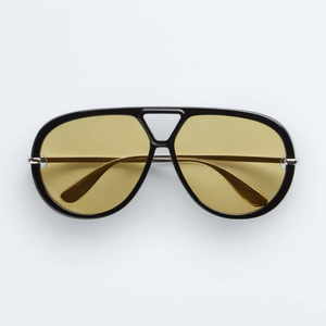 Bottega BV Oversized Teardrop Sunglasses Acetate Metal Frame UV Protection Fashion Eyewear for Men Women Veneta - Product Image 1