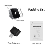 Adaptateur CarPlay sans fil 2 en 1, dongle CarPlay, Android Auto, mini USB, plug and play, convertisseur filaire vers sans fil pour CarPlay