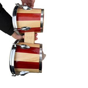 Venta al por mayor de nombres de fábrica de instrumentos musicales de madera <span class=keywords><strong>Bongo</strong></span> Drum Set - Product Image 3