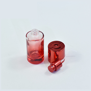 20ml de lujo redondo azul/Rojo/rosa/púrpura/amarillo botella de perfume botella rociadora de vidrio de color con tapa de pulverización de niebla de tornillo - Product Image 3