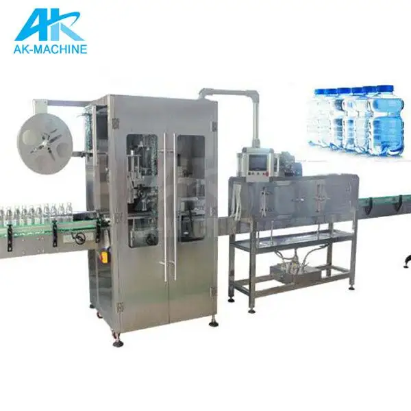 AK-S150 Full Body Krimpen Etikettering Machine Plastic Flessen Met Hoge Kwaliteit Mouw Labeling Applicator Label Krimpende Machine