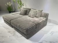 Precio de Fábrica al por Mayor: Sofá Cama Modular Seccional Plegable de Diseño Moderno y Novedoso para Sala de Estar, Apartamento o Centro Comercial