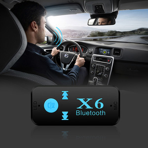 Adaptateur sans fil Bluetooth 3 en 1 HG X6 compatible avec prise audio 3,5 mm, lecteur de carte TF MP3, prise en charge du microphone, haut-parleur de voiture - Product Image 3