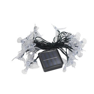 Guirlandes lumineuses solaires en forme de colibris pour la décoration de la maison et du jardin, fabrication en gros, OEM, imperméables, pour l'extérieur, ambiance festive de la cour - Product Image 6
