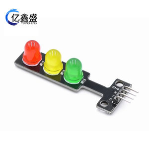 YIXINSHENG โมดูลไฟจราจร LED 5V สีแดงสีเหลืองสีเขียวตัวบ่งชี้สัญญาณสำหรับชุดการเรียนรู้การเขียนโปรแกรมอิเล็กทรอนิกส์ - Product Image 5