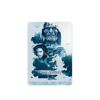 Plaque Métallique Personnalisée Rétro Film ou Groupe Rock Vintage 12x18 Pouces Sans MOQ pour Décoration Murale